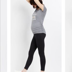 Motherhood Maternity Black Maternity Ankle Pants